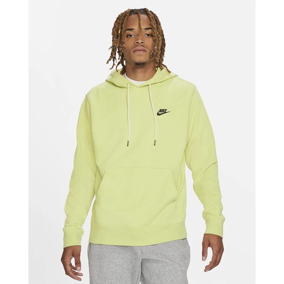Nike Sportswear NSW Men’s Pullover Hoodie Limelight Sz Medium DA0680-352 - Picture 1 of 7
